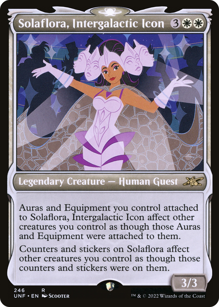 Solaflora, Intergalactic Icon (Showcase) (246) [Unfinity] - Deck Out Gaming