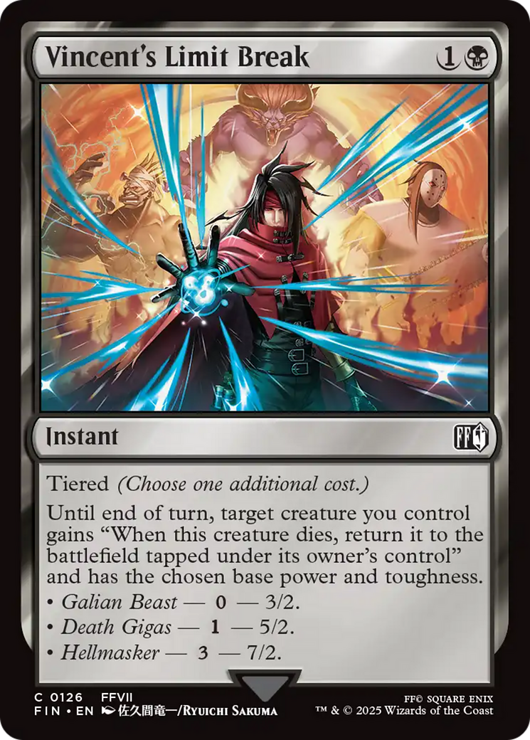 Vincent's Limit Break (126) [FINAL FANTASY] foil - Deck Out Gaming