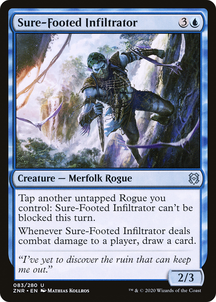Sure-Footed Infiltrator (83) [Zendikar Rising] - Deck Out Gaming