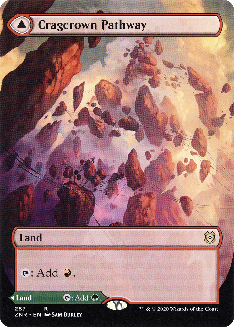 Cragcrown Pathway (Borderless) (287) [Zendikar Rising] - Deck Out Gaming