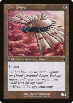 Ornithopter (Retro Frame) (386) [Dominaria Remastered] foil - Deck Out Gaming