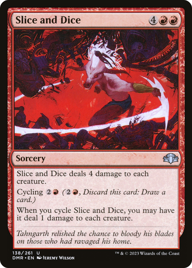Slice and Dice (138) [Dominaria Remastered] - Deck Out Gaming