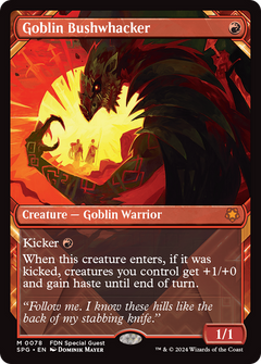 Goblin Bushwhacker (Showcase) (78) [Special Guests] foil - Deck Out Gaming