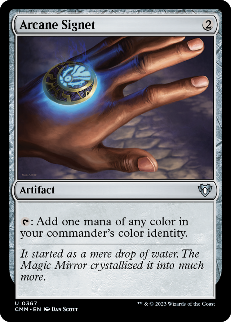 Arcane Signet (367) [Commander Masters] foil - Deck Out Gaming