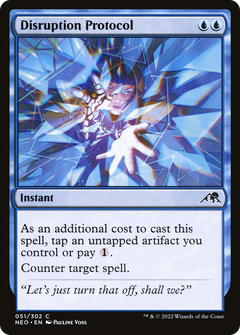 Disruption Protocol (51) [Kamigawa: Neon Dynasty] foil - Deck Out Gaming