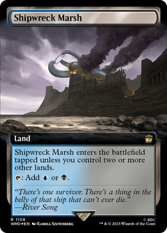 Shipwreck Marsh (Extended Art) (Surge Foil) (1106) [Doctor Who] foil - Deck Out Gaming