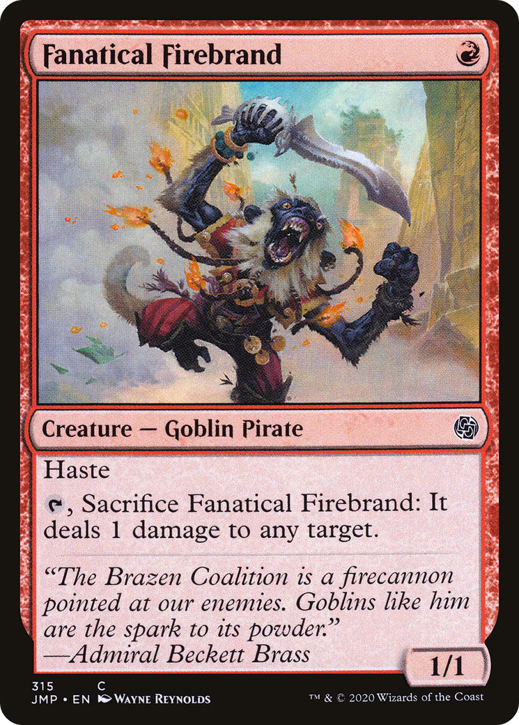 Fanatical Firebrand (315) [Jumpstart] - Deck Out Gaming