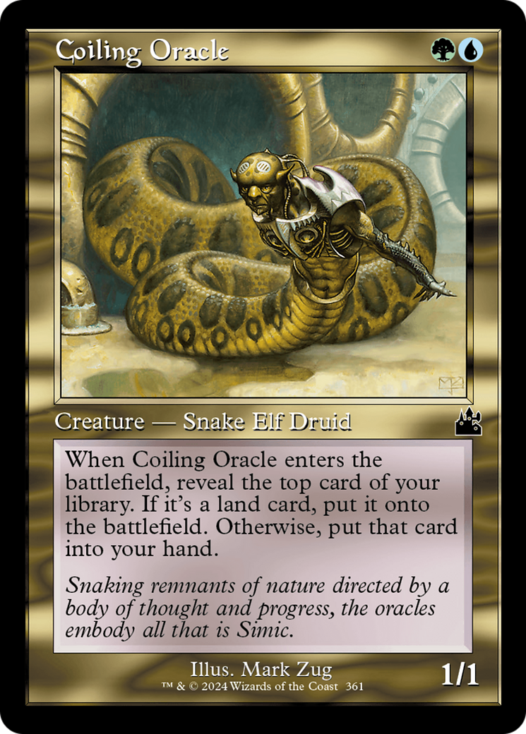 Coiling Oracle (Retro Frame) (361) [Ravnica Remastered] - Deck Out Gaming