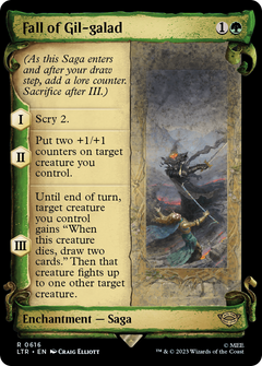 Fall of Gil-galad (Showcase Scrolls) (616) [The Lord of the Rings: Tales of Middle-earth] foil - Deck Out Gaming