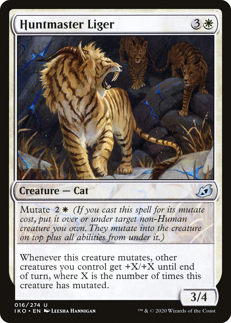 Huntmaster Liger (16) [Ikoria: Lair of Behemoths] foil - Deck Out Gaming