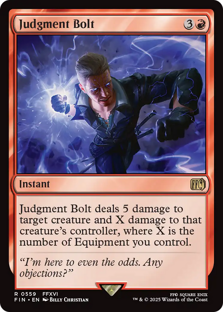 Judgment Bolt (559) [FINAL FANTASY] - Deck Out Gaming