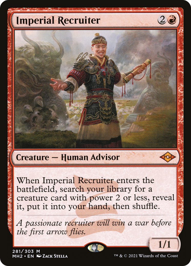 Imperial Recruiter (281) [Modern Horizons 2] foil - Deck Out Gaming