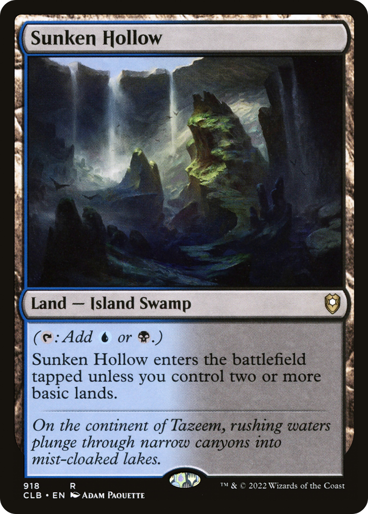 Sunken Hollow (918) [Commander Legends: Battle for Baldur's Gate] - Deck Out Gaming