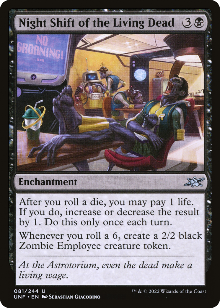 Night Shift of the Living Dead (81) [Unfinity] - Deck Out Gaming
