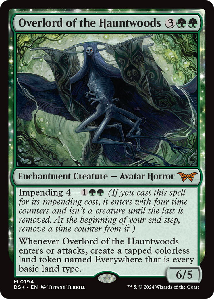 Overlord of the Hauntwoods (194) [Duskmourn: House of Horror] - Deck Out Gaming
