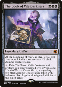 The Book of Vile Darkness (91) [Adventures in the Forgotten Realms] foil - Deck Out Gaming