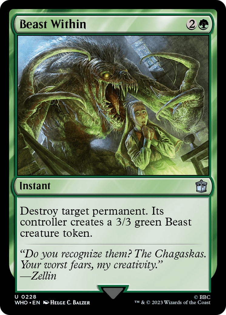 Beast Within (228) [Doctor Who] foil - Deck Out Gaming