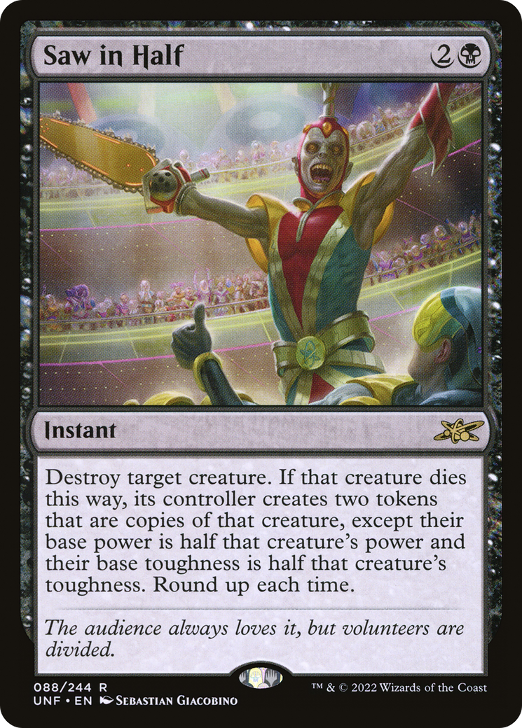 Saw in Half (88) [Unfinity] - Deck Out Gaming