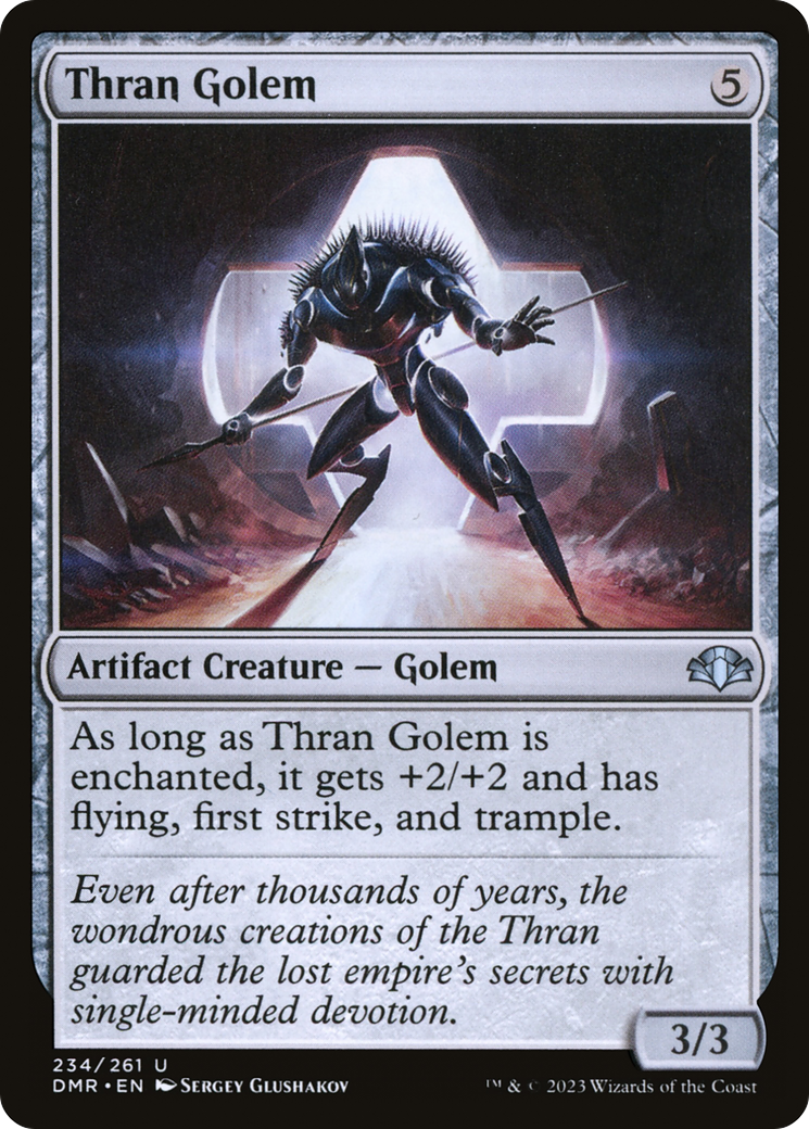 Thran Golem (234) [Dominaria Remastered] - Deck Out Gaming