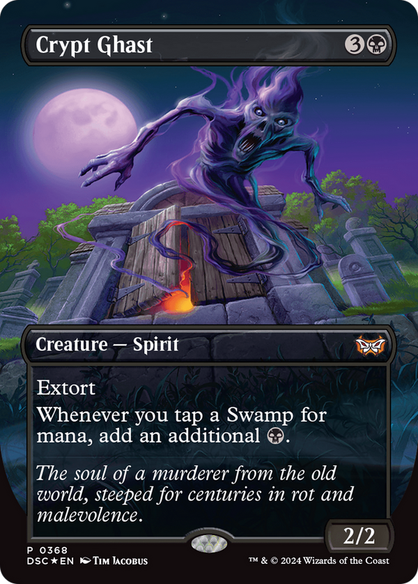 Crypt Ghast (Borderless) (368) [Duskmourn: House of Horror Commander] foil - Deck Out Gaming