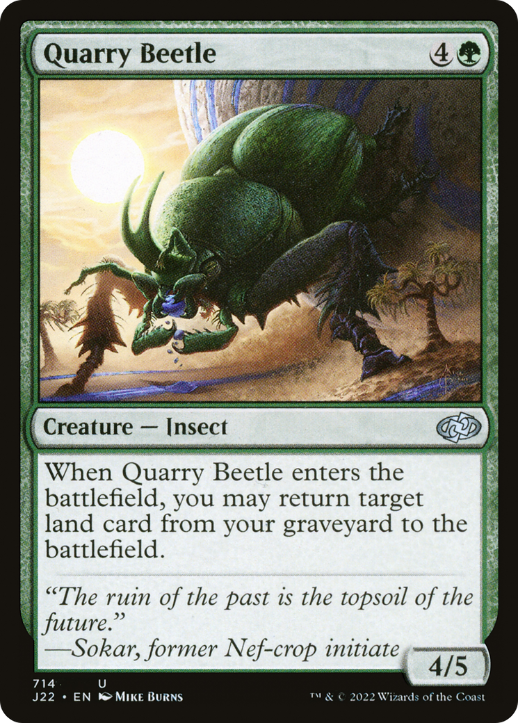 Quarry Beetle (714) [Jumpstart 2022] - Deck Out Gaming