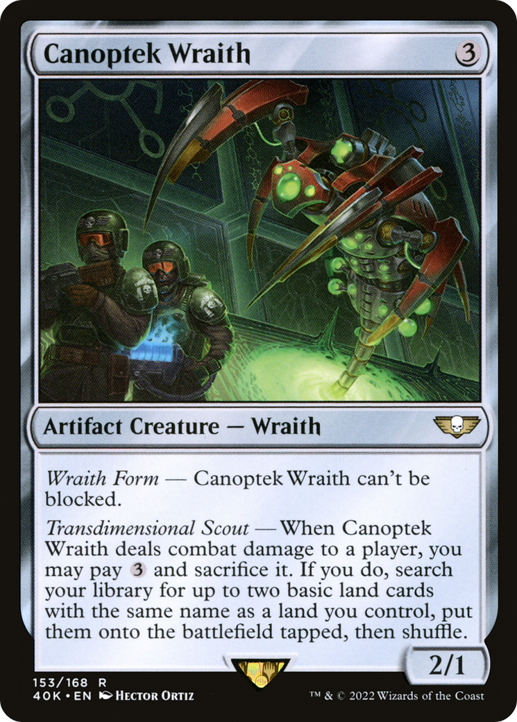 Canoptek Wraith (153) [Universes Beyond: Warhammer 40,000] - Deck Out Gaming