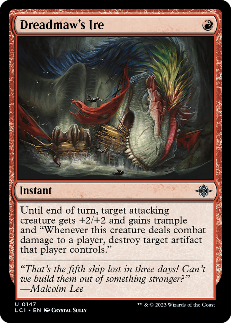 Dreadmaw's Ire (147) [The Lost Caverns of Ixalan] foil - Deck Out Gaming