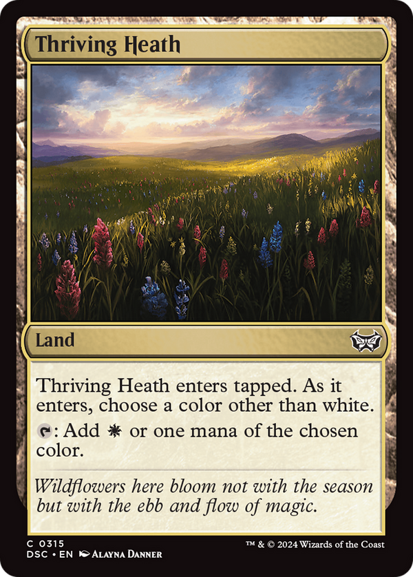 Thriving Heath (315) [Duskmourn: House of Horror Commander] - Deck Out Gaming