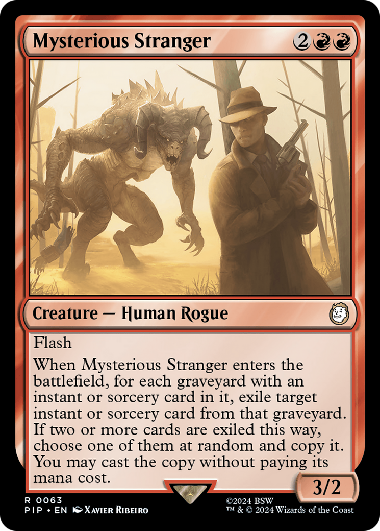Mysterious Stranger (63) [Fallout] foil - Deck Out Gaming