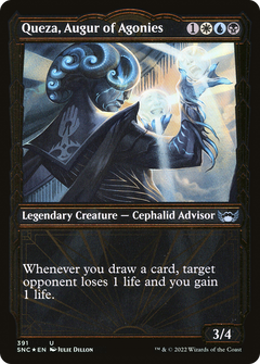 Queza, Augur of Agonies (Gilded Foil) (391) [Streets of New Capenna] foil - Deck Out Gaming