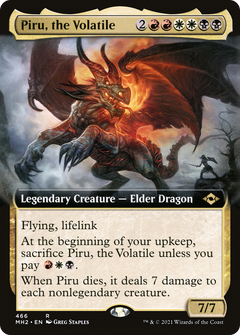 Piru, the Volatile (Extended Art) (466) [Modern Horizons 2] - Deck Out Gaming