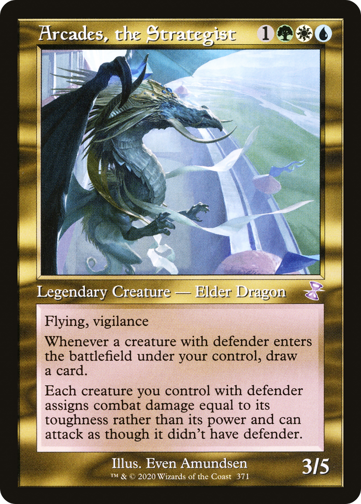 Arcades, the Strategist (371) [Time Spiral Remastered] foil - Deck Out Gaming