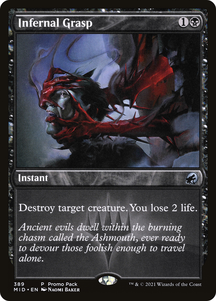 Infernal Grasp (389) [Innistrad: Midnight Hunt] foil - Deck Out Gaming