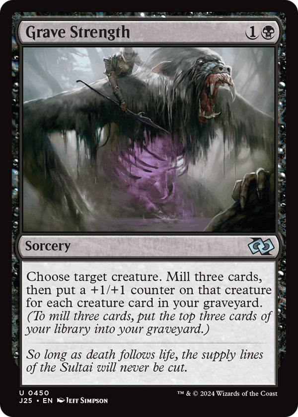Grave Strength (450) [Foundations Jumpstart] - Deck Out Gaming