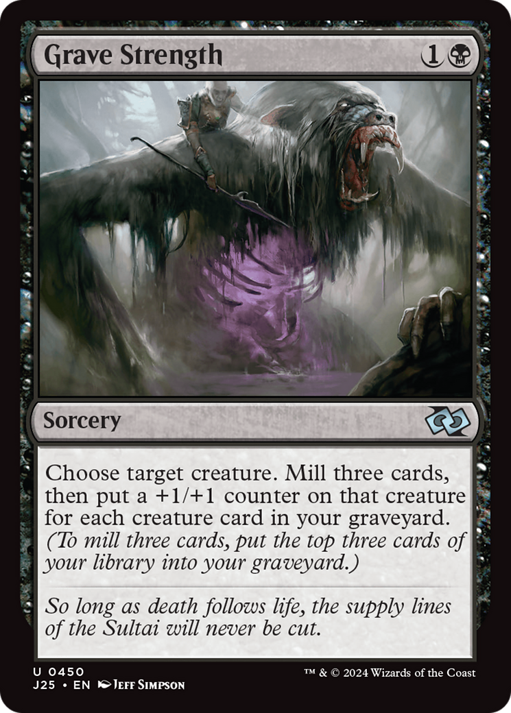 Grave Strength (450) [Foundations Jumpstart] - Deck Out Gaming