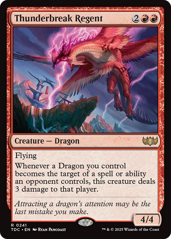 Thunderbreak Regent (241) [Commander: Tarkir: Dragonstorm] - Deck Out Gaming