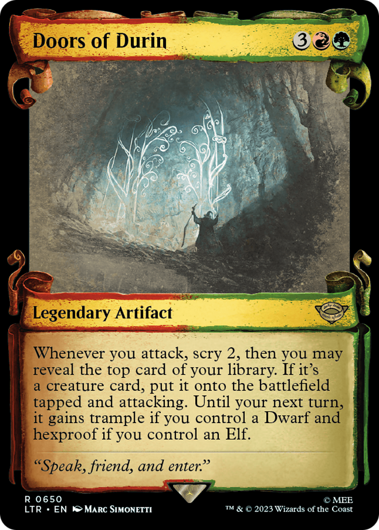 Doors of Durin (Showcase Scrolls) (650) [The Lord of the Rings: Tales of Middle-earth] - Deck Out Gaming