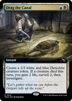 Drag the Canal (Extended Art) (415) [Murders at Karlov Manor] foil - Deck Out Gaming