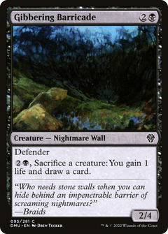 Gibbering Barricade (95) [Dominaria United] - Deck Out Gaming