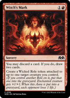 Witch's Mark (158) [Wilds of Eldraine] - Deck Out Gaming