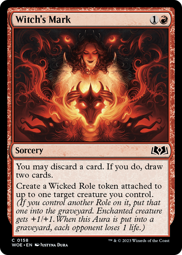 Witch's Mark (158) [Wilds of Eldraine] - Deck Out Gaming