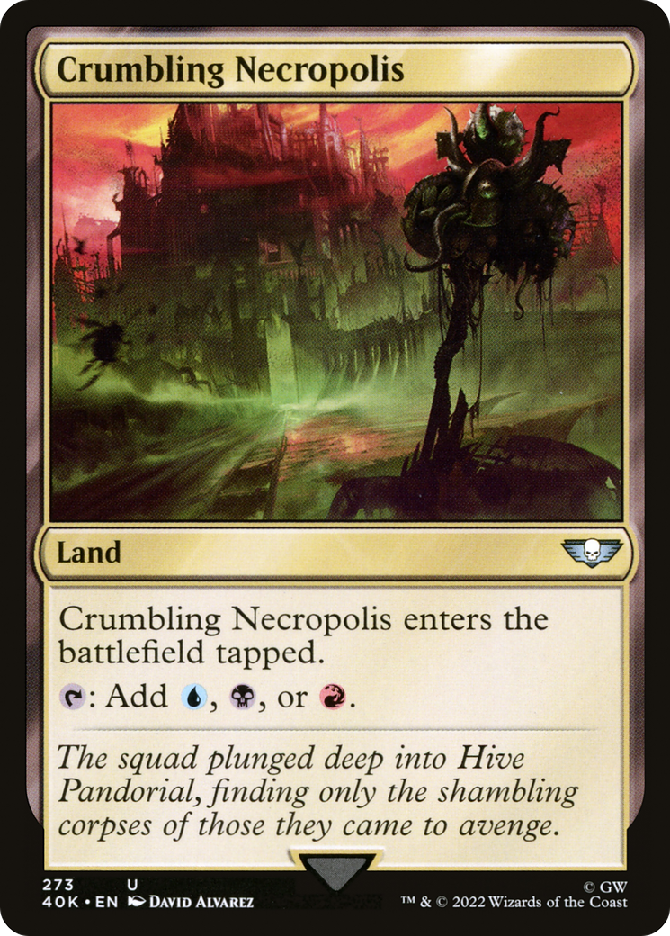 Crumbling Necropolis (273) [Universes Beyond: Warhammer 40,000] - Deck Out Gaming