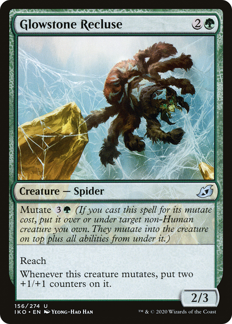 Glowstone Recluse (156) [Ikoria: Lair of Behemoths] - Deck Out Gaming
