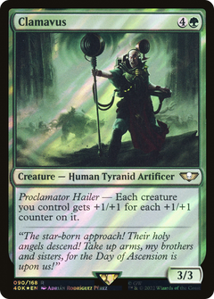 Clamavus (Surge Foil) (90) [Warhammer 40,000 Commander] foil - Deck Out Gaming
