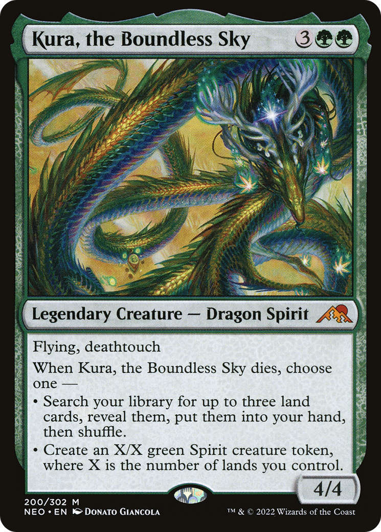 Kura, the Boundless Sky (200) [Kamigawa: Neon Dynasty] - Deck Out Gaming