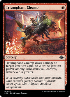 Triumphant Chomp (170) [The Lost Caverns of Ixalan] - Deck Out Gaming