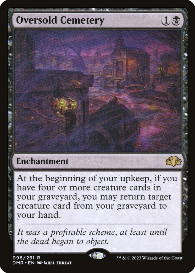 Oversold Cemetery (96) [Dominaria Remastered] foil - Deck Out Gaming
