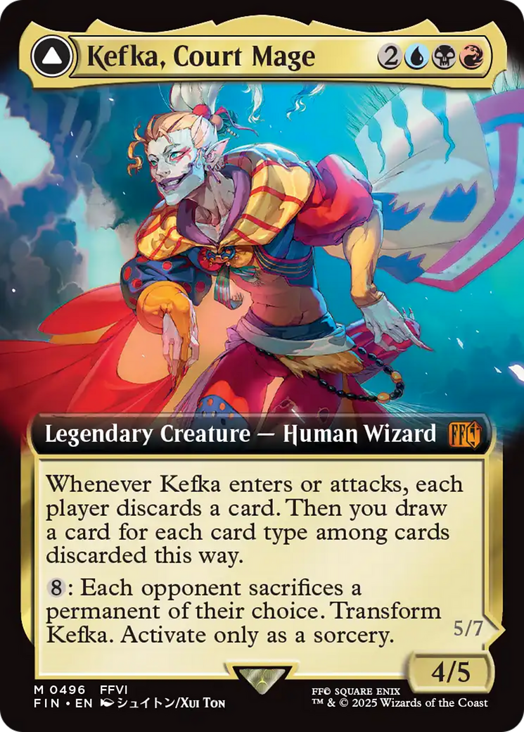 Kefka, Court Mage // Kefka, Ruler of Ruin (496) [FINAL FANTASY] - Deck Out Gaming