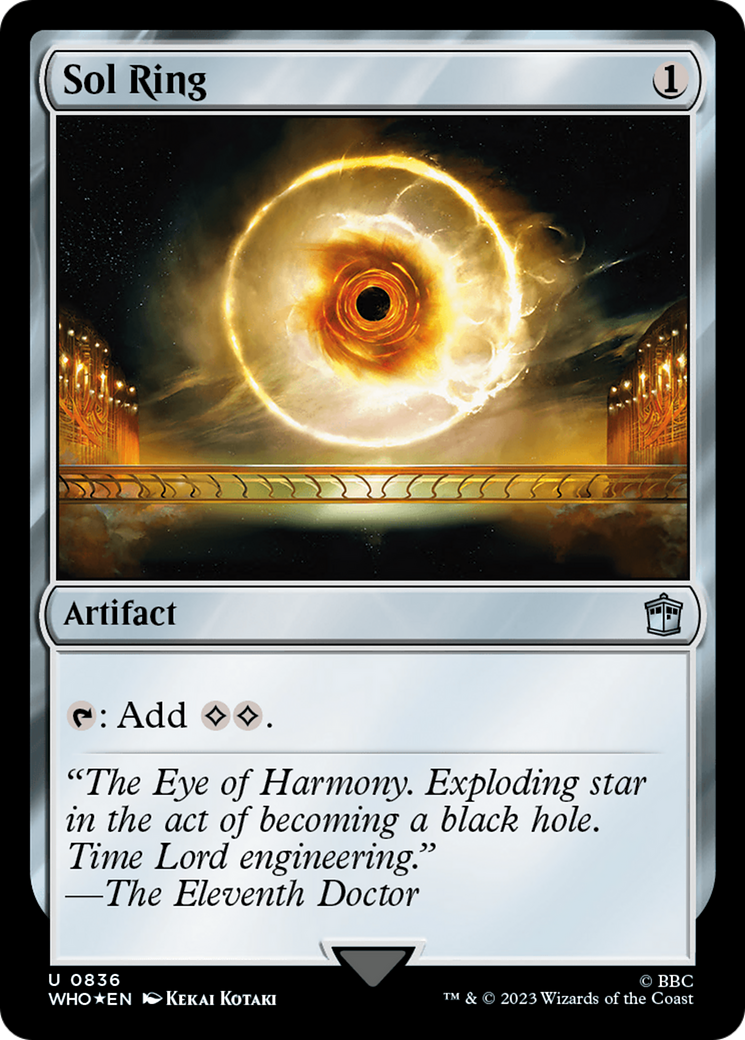 Sol Ring (Surge Foil) (836) [Doctor Who] foil - Deck Out Gaming