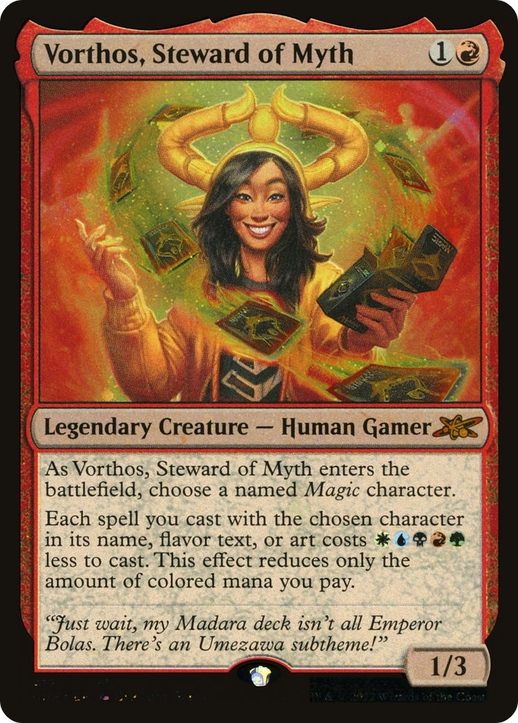 Vorthos, Steward of Myth (Galaxy Foil) (412) [Unfinity] foil - Deck Out Gaming